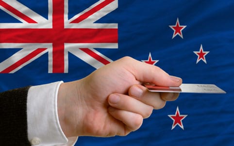 Placení kartou na Novém Zélandu